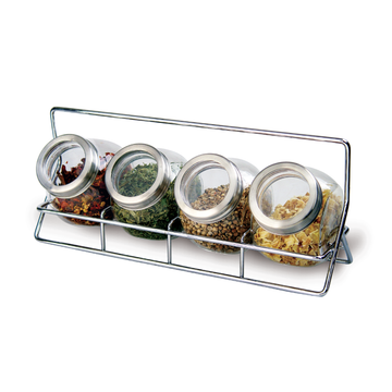 H&B 5 Pc Slanted Spice Rack Set Home and beyond